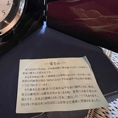 屏風赤富士時計👉ブランド: ミタニ 山中漆器の画像
