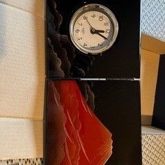 屏風赤富士時計👉ブランド: ミタニ 山中漆器の画像