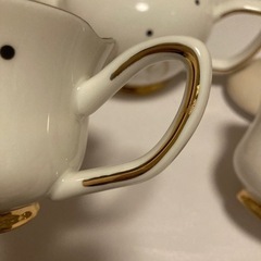 Francfranc ティーセット＆プリザーブドフラワーの画像