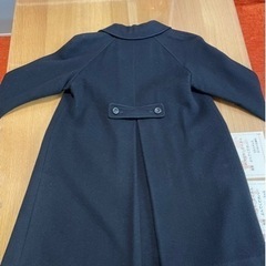 女の子用コート　ELLE  PETITE  ブラックコート　140cmの画像