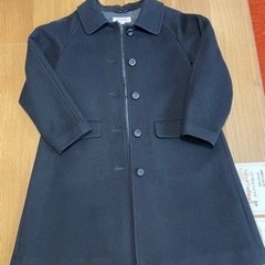 女の子用コート　ELLE  PETITE  ブラックコート　140cm