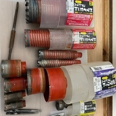 (現在取引中)ドリル・コンクリート、複合ブリットコアドリルセットの画像