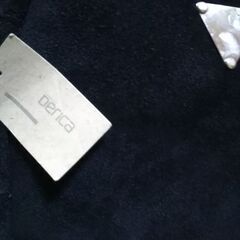 スエードポシェット　ショルダーバック　未使用タグ付き　の画像