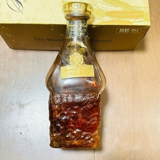 115 【液漏】Suntory EXCELLENCE 80 サントリー エクセレンス ウイスキー特級 43度 760ml