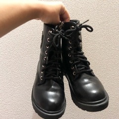 ALGYのブーツ　黒　20㎝