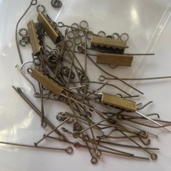 【無料】アクセサリーパーツ　イヤリング、ピアス　ビーズ他の画像