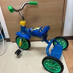 引取】ベアーズ豆ダッシュ三輪車ブルー (買いクルつくば) つくば