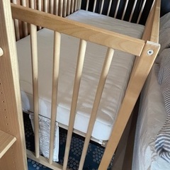 IKEA ベビーベッド　マットレスの画像
