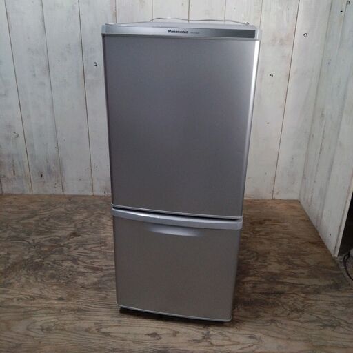12/13 終 Panasonic ノンフロン冷凍冷蔵庫 NR-B148W-S 138L 動作確認済み 2016年製 菊HG