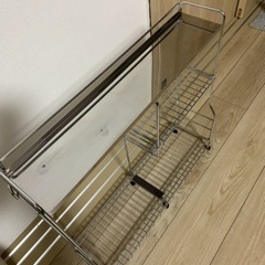 ニトリ　コンロ横　ラックの画像