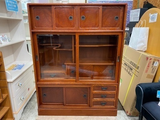 【愛品館 江戸川店 和家具】茶箪笥 ID：151-008044-007