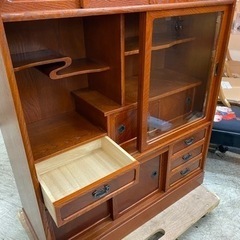 【愛品館 江戸川店 和家具】茶箪笥 ID：151-008044-007の画像