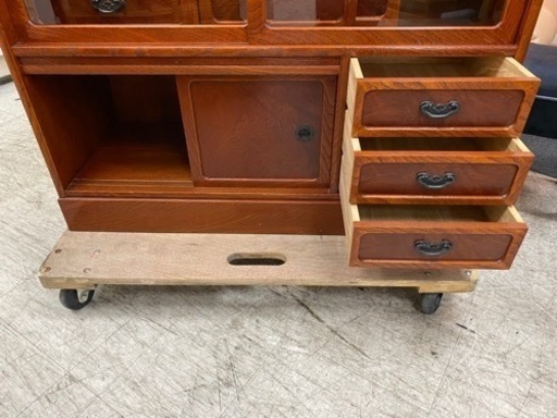 【愛品館 江戸川店 和家具】茶箪笥 ID：151-008044-007