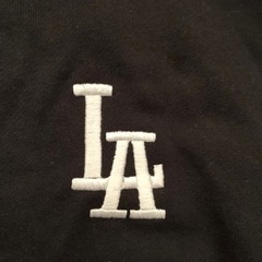 LA ワンポイント　トレーナー　XL ブラックの画像