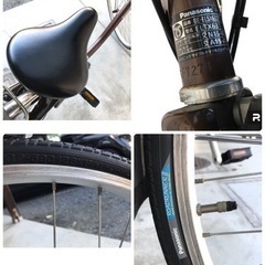 【人気車種❗️】電動アシスト自転車 パナソニック ビビ SX  BE-ELSX632T  ELT63 26インチ　内装3段　8ahの画像