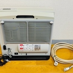 リンナイ 速暖ガスファンヒーター美品 ホース付の画像