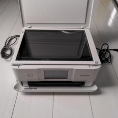 EPSON　プリンター（スキャナー可）新品インク１個付き　※受け渡し予定者様決定の画像