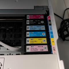 EPSON　プリンター（スキャナー可）新品インク１個付き　※受け渡し予定者様決定の画像