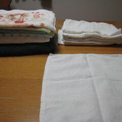 中古タオル17枚差し上げます。