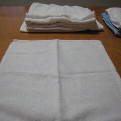 中古タオル17枚差し上げます。の画像