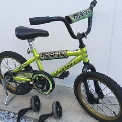 U.S.自転車　16インチ　子供用　補助輪付き　スタンド付き　読谷村