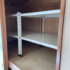 【取引成立済】押入れ整理棚（二段）２つ