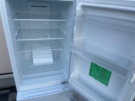 ヤマダオリジナル 2ドア 156L 2022年製 YRZ-F15J 右開き 大容量