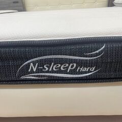 ダブルベッド　マットレス付き　ホワイトの画像