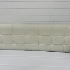 ダブルベッド　マットレス付き　ホワイトの画像