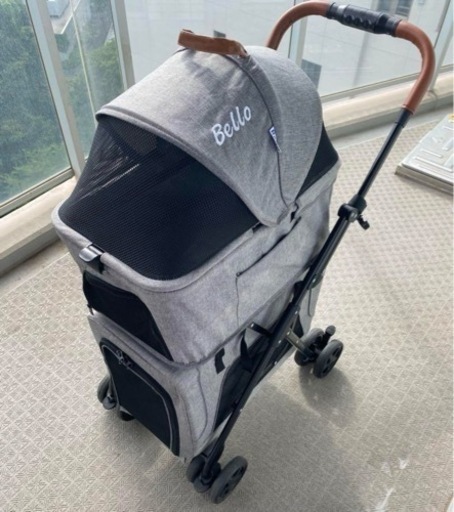 多頭用 ペットカート 2人乗り ペットストローラー