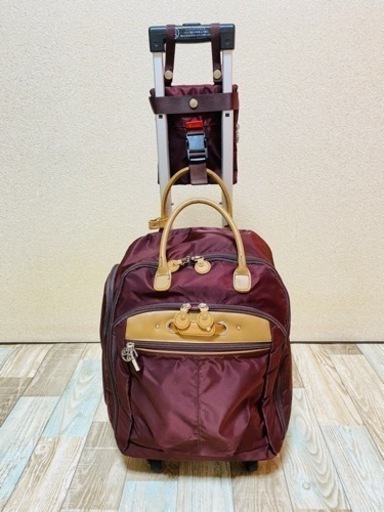 【美品】カナナプロジェクト キャリーバック 大 ブラウン