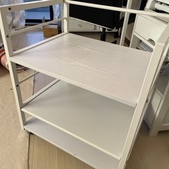 プリンター台 白