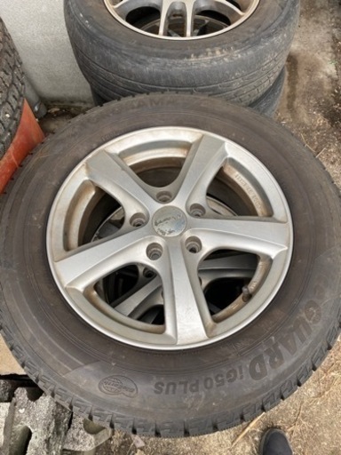 【受渡者決定】スタッドレスタイヤホイールセット　205 65 r15