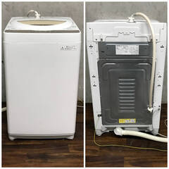 ???WY9/8 東芝 TOSHIBA 全自動洗濯機 AW-5G3(W) 5.0kg 2016年製 ホワイト 一人暮らし 単身 ※動作確認済み ★直接引き取り歓迎◆???