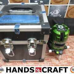テクノ ATL25RG グリーンレーザー墨出し機 中古品 三脚 保護