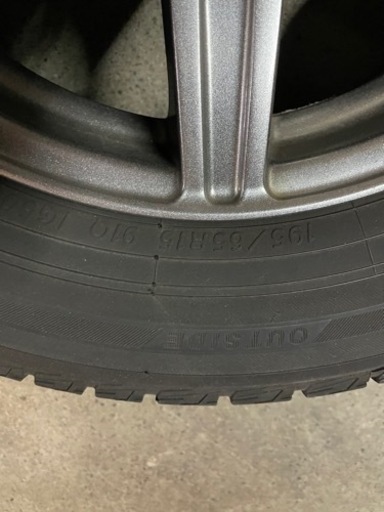 アルミホイール付スタッドレスタイヤ　195/65/R15 ヨコハマ　アイスガード