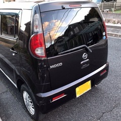 ほぼ新品のスタッドレスタイヤ付き　スズキ車の弱点エアコン修理済み　ワンオーナー　日産モコ　X 2WD CVT Bluetooth ETC の画像