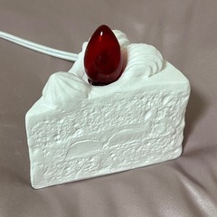 石膏ショートケーキ型ランプ
