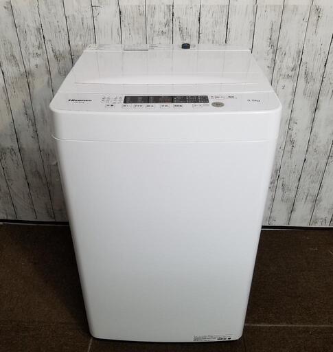 期間限定値下げ【極上品】現行モデル❗ハイセンス 全自動 洗濯機 5.5kg ホワイト HW-K55E　2023年製品\n