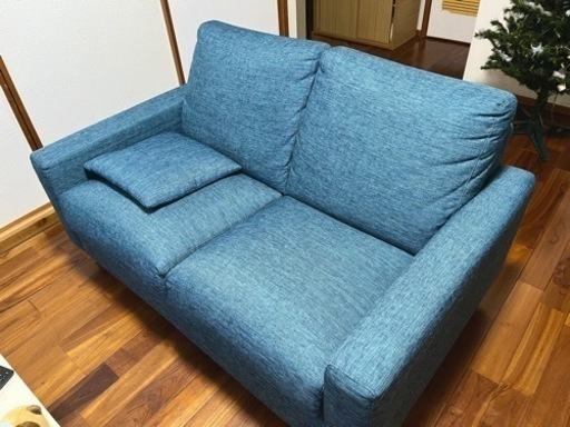 【決まりました！】ソファ 2人掛けソファ クッション付き 美品