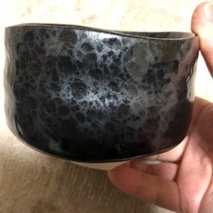 抹茶茶碗　黒の画像