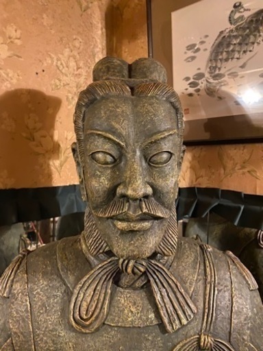 中国の兵馬俑のレプリカ