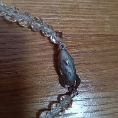 天然石　水晶のネックレス　　　1の画像