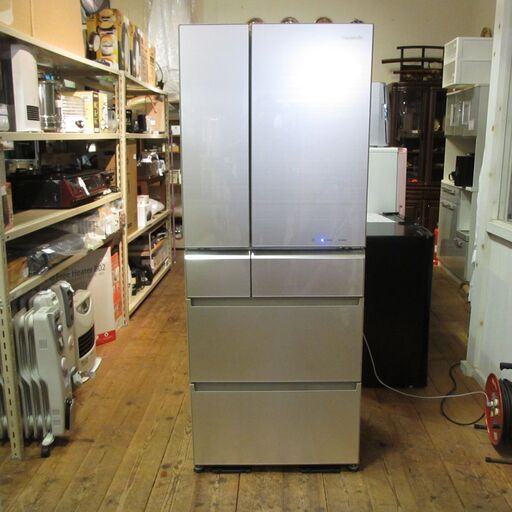 Panasonic/パナソニック  エコナビ nanoe/ナノイ 搭載  6ドア冷蔵庫 NR-F478XGM-N  472L  2014年製