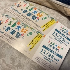 うるま大好き音楽祭　HYライブ　チケット　各