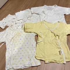 中古　新生児　肌着　50〜60センチ　5枚セット