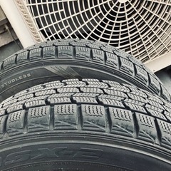 155/65R14 75Qスタッドレスタイヤ&アルミホイールの画像