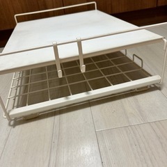 レンジ上の収納棚の画像