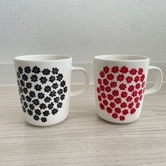 マリメッコ　プケッティ　マグカップ　2個セットの画像