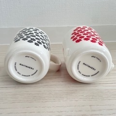 マリメッコ　プケッティ　マグカップ　2個セットの画像